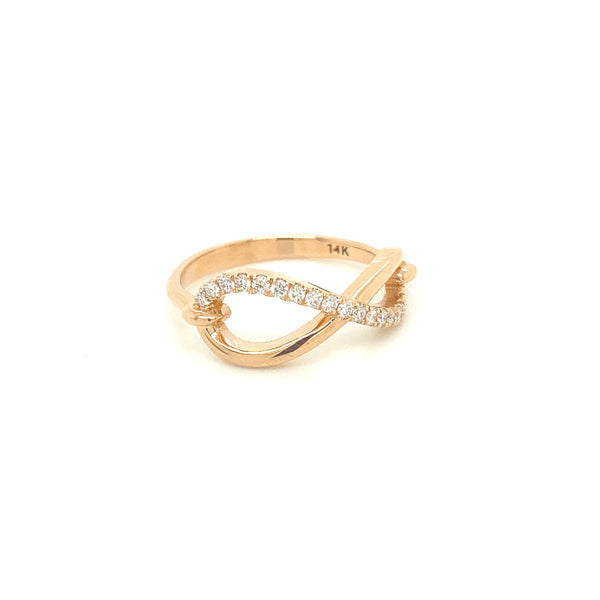 Infinity Ring Yellow Gold R033N