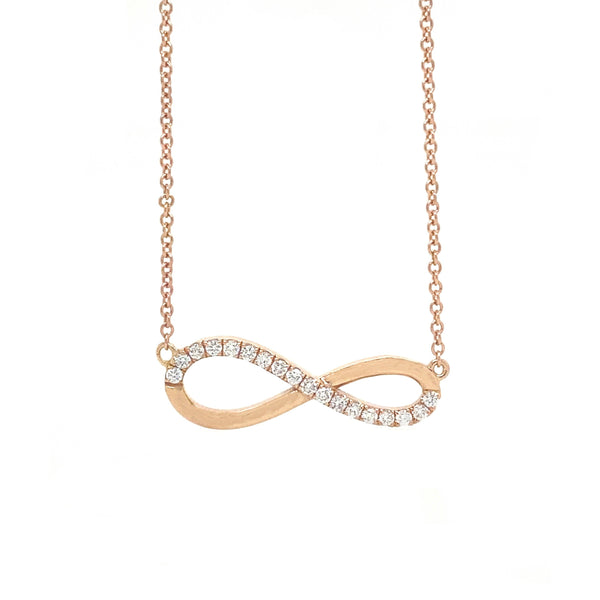 Gold Infinity Pendant P027 INFI