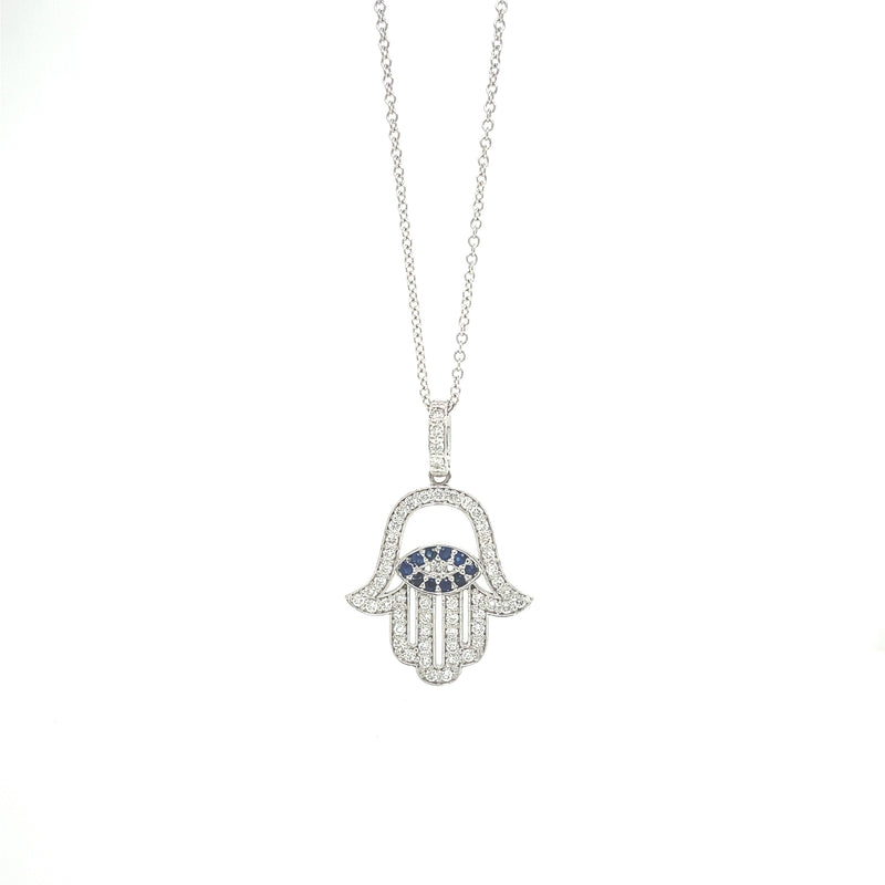 Protective Hamsa Hand Pendant N002N